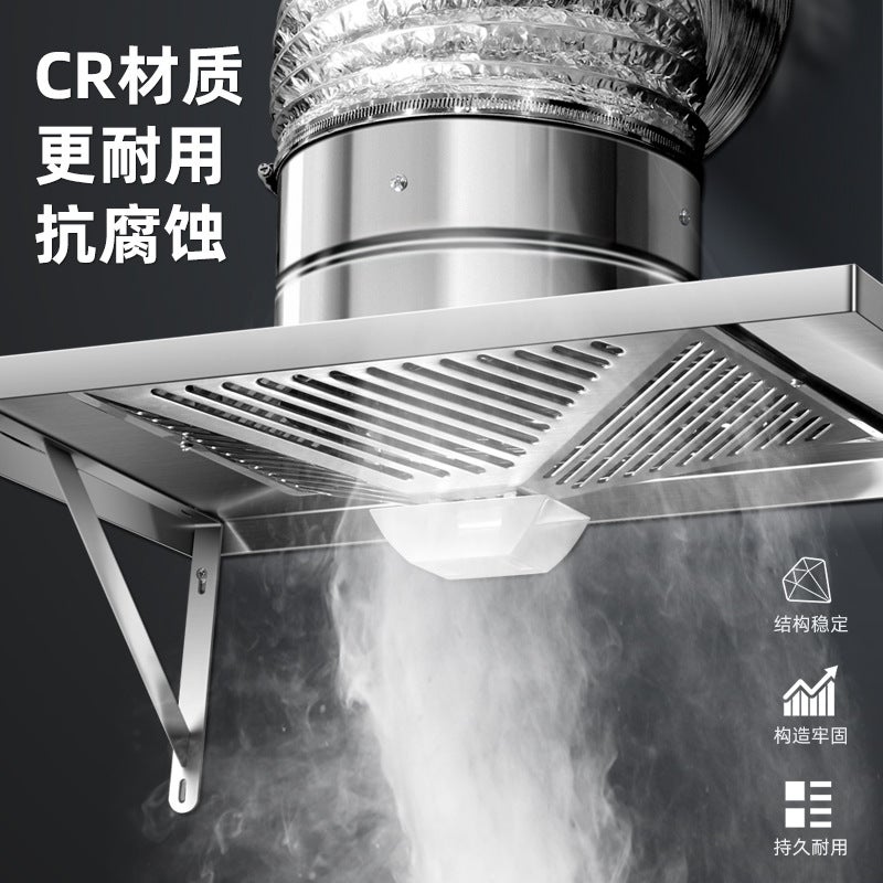 Exlarge Stainless Steel Range Hood Exhaust Fan – Window Partition Wall Type - Image 3